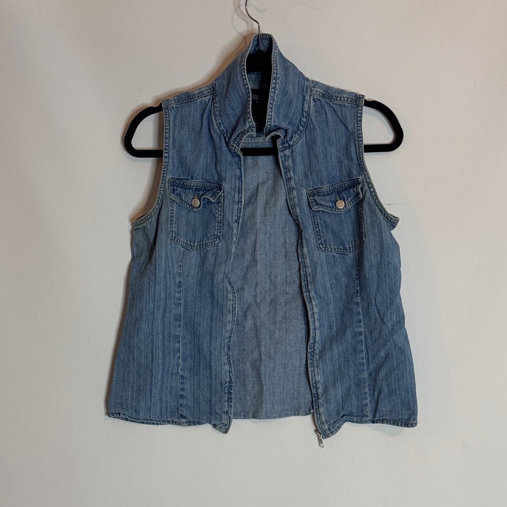 Solutions Original Women's Blue Jean Vest